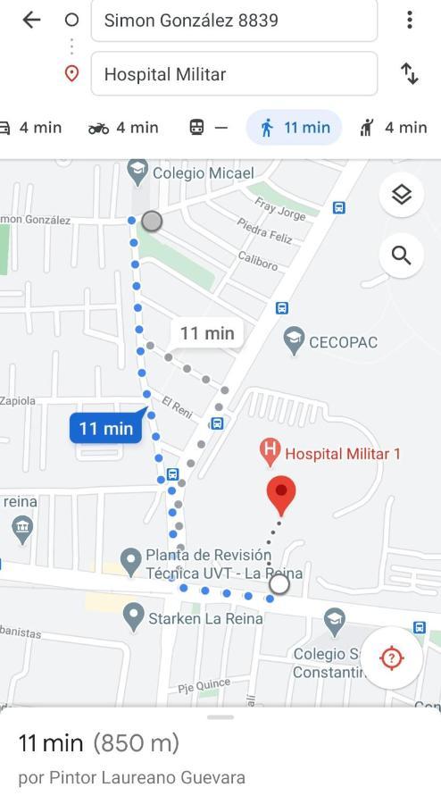 Hospedaje La Reina U Сантяго Екстериор снимка